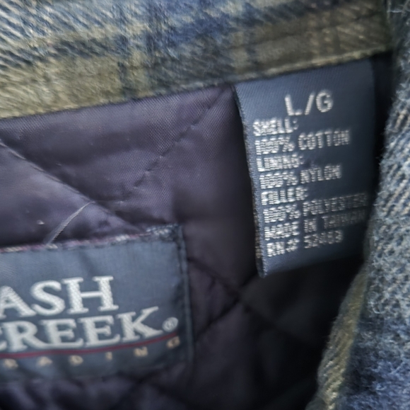 Men's plaid work jacket sz large good for fall/spring/outdoors etc sz L - Picture 2 of 2